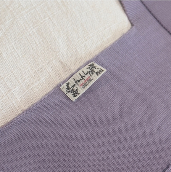 Free People Lilac Butterfly Sleeve Ethereal Fairy Top, Size M - Picture 4 of 5